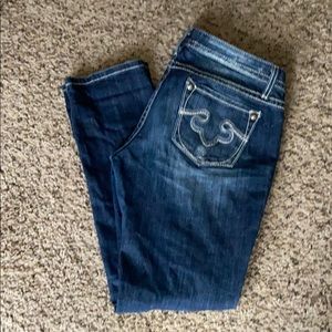Express rerock skinny jeans